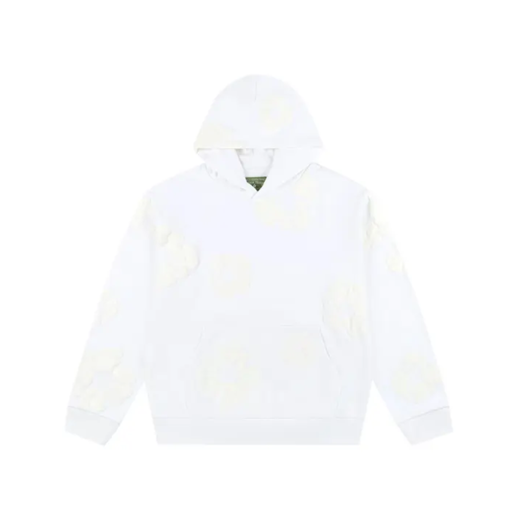 Denim Tears Mono Cotton Wreath Sweatshirt White