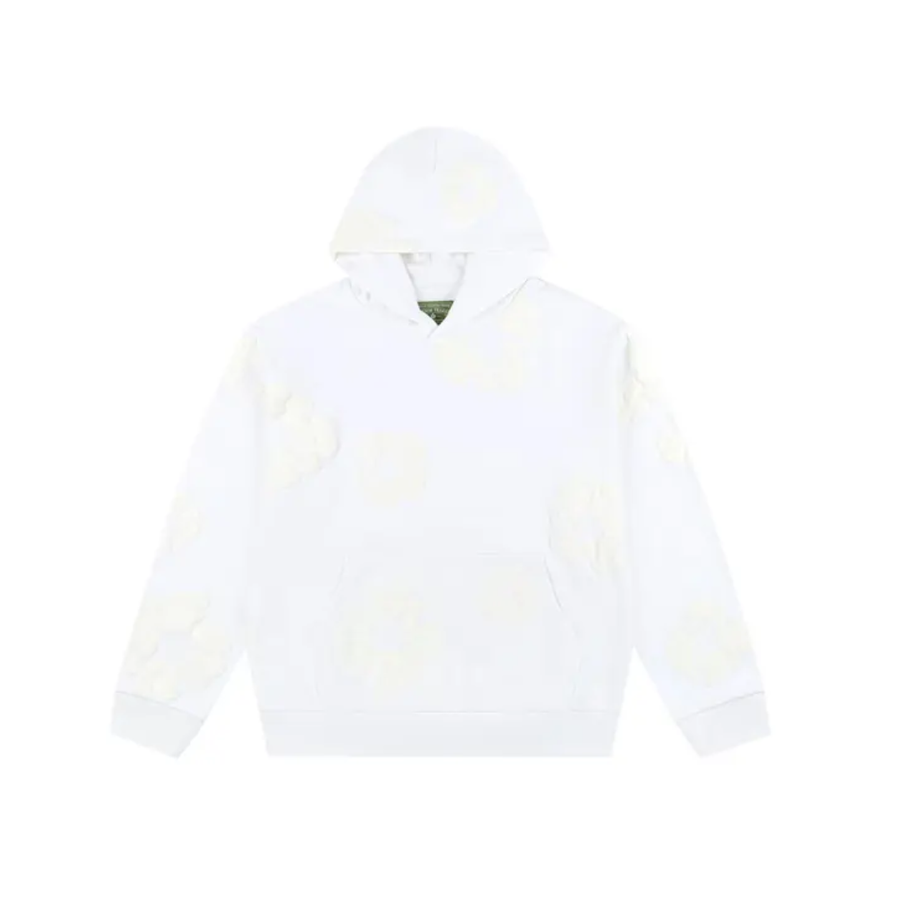 Denim Tears Mono Cotton Wreath Sweatshirt White