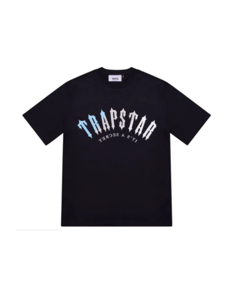 T-shirt Trapstar Decoded Print Black Light Blue