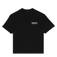 T-shirt Essentials Jersey Crewneck Black