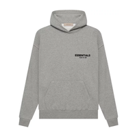 Essentials Dark Oatmeal Hoodie