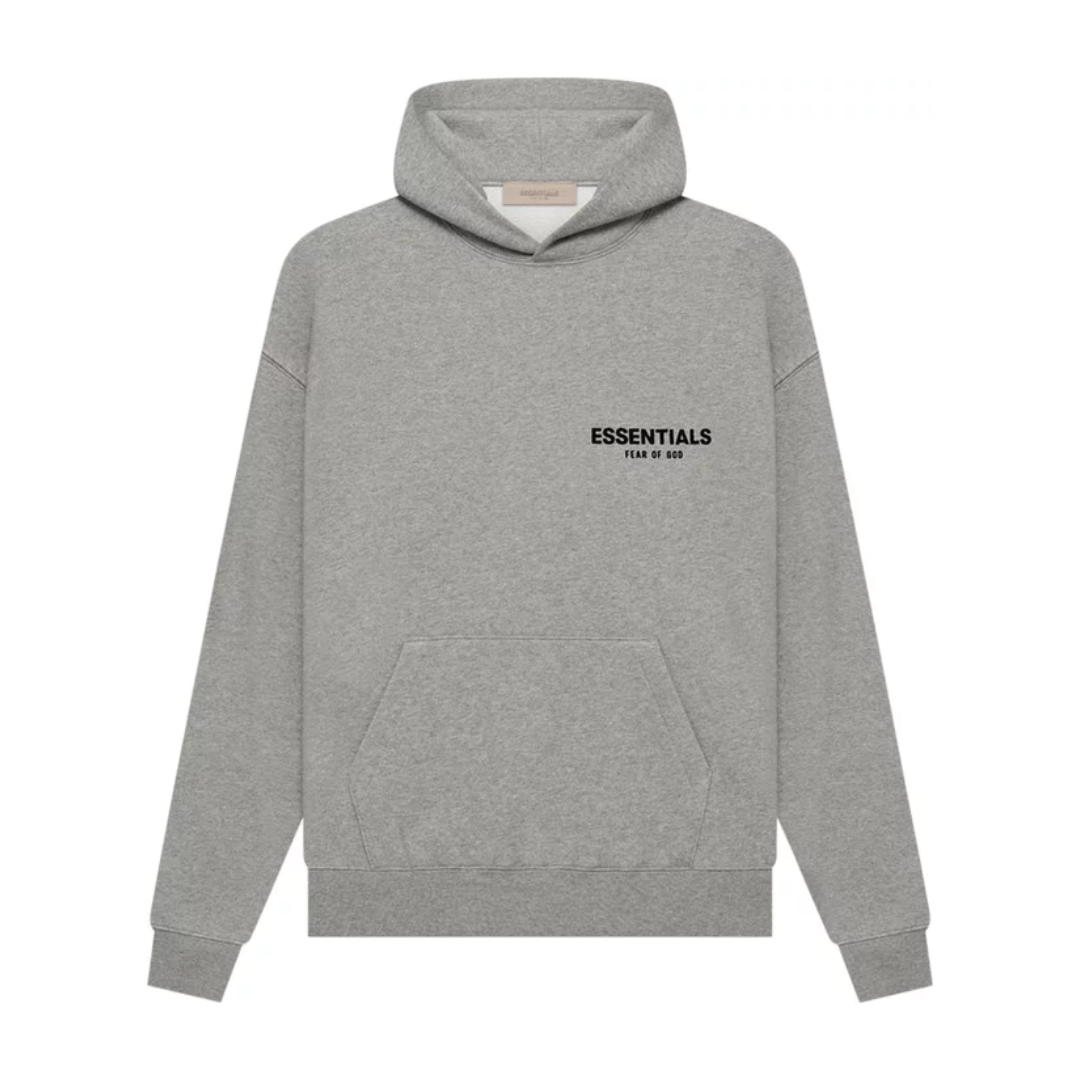 Essentials Dark Oatmeal Hoodie