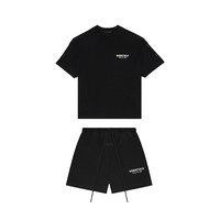Essentials Black/White Short Set