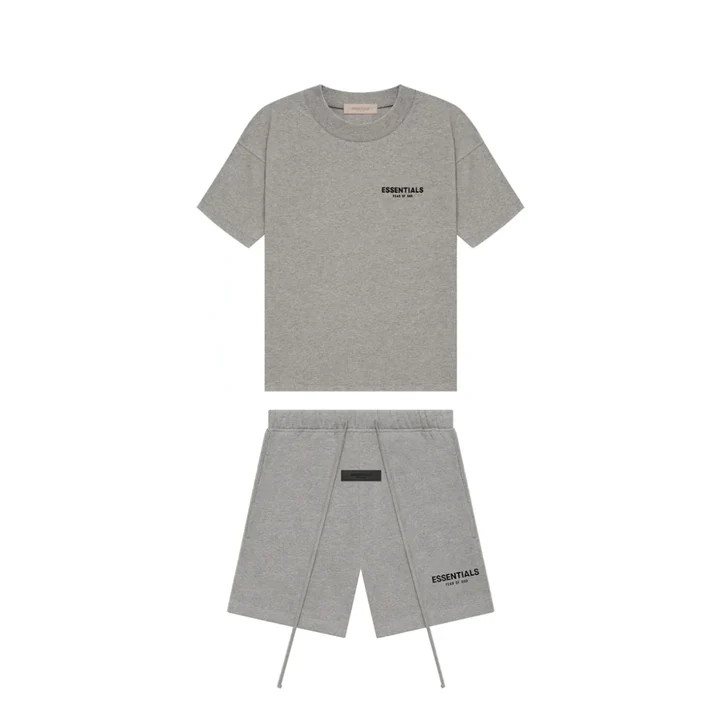 Essentials Short Set Dark Oatmeal