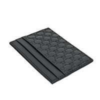 Gucci Microguccissim Card Holder Czarny