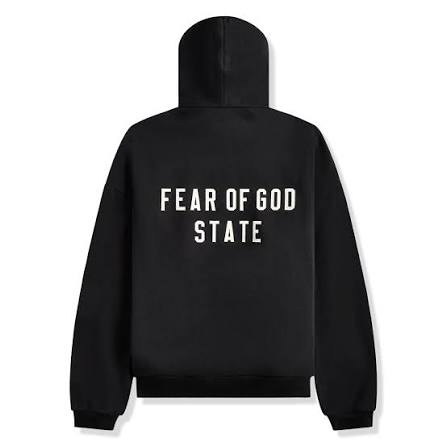 Essentials Heavy Fleece Zip-Up (FW24) Black
