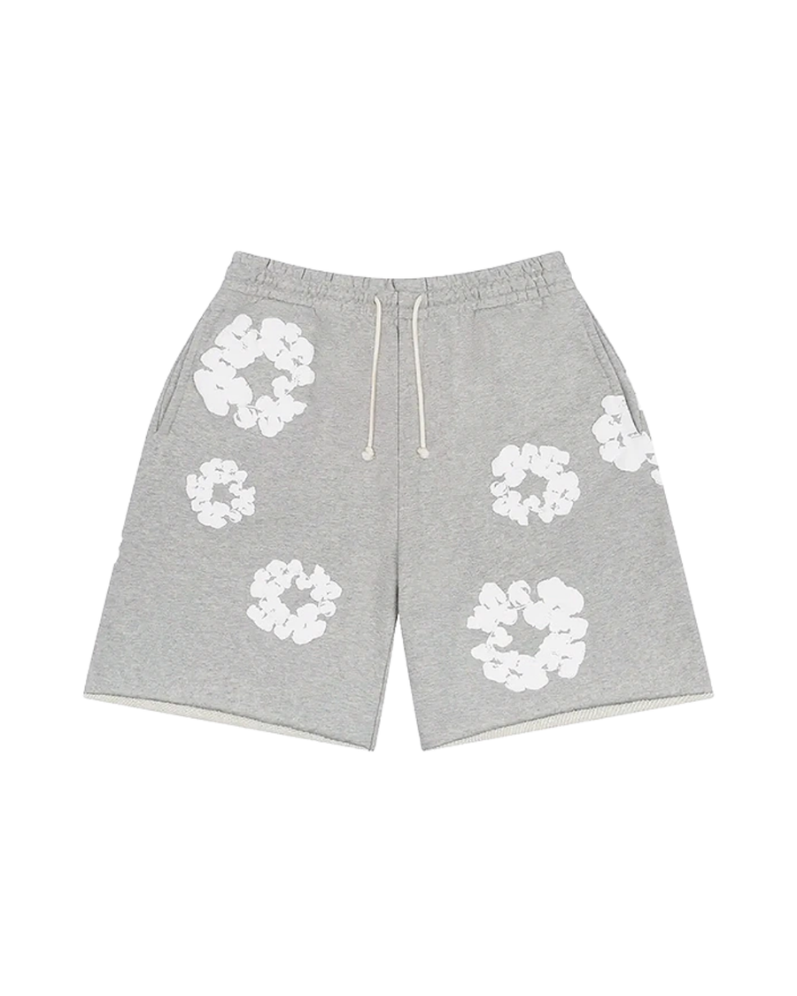 Denim Tears The Cotton Wreath Sweat Shorts Grey