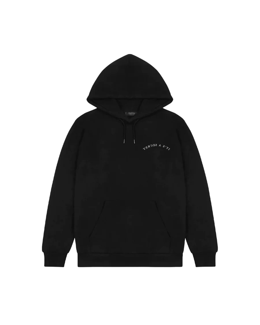 Hoodie Trapstar Irongate It's A Secret (Black/Chrome)