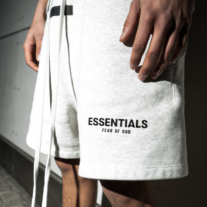 Essentials Light Oatmeal Short Set