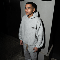 Essentials Fleece Tracksuit Light Heather Grey