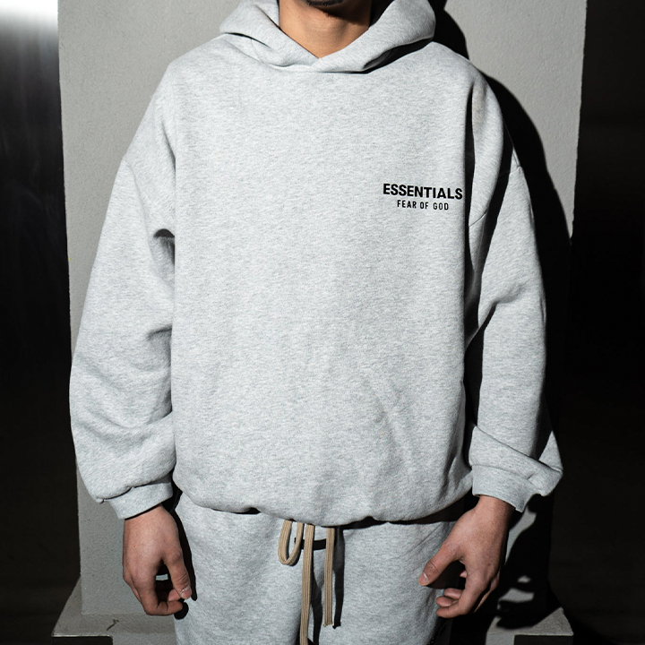 Essentials Fleece II Light Heather Grey Sweatshirt