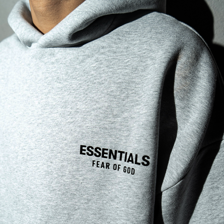 Essentials Fleece II Light Heather Grey Sweatshirt