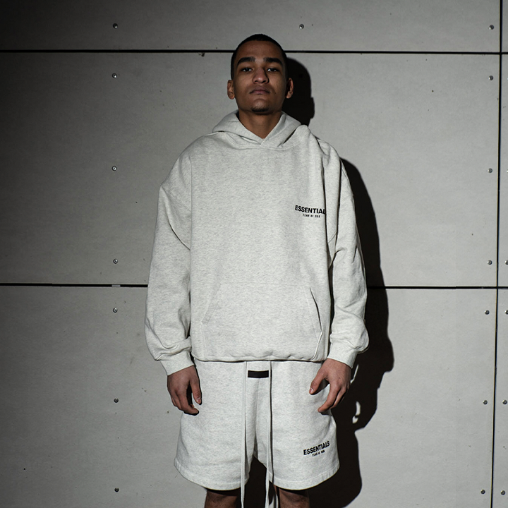 Essentials Light Oatmeal Hoodie