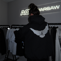 YeezyxGap Engineered by Balenciaga Dove Washed Black Hoodie LAA