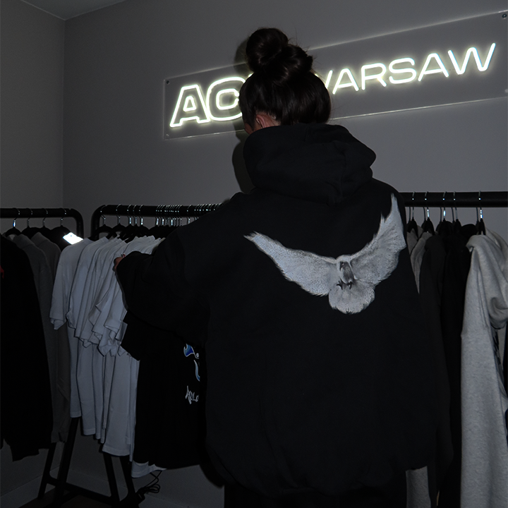 YeezyxGap Engineered by Balenciaga Dove Washed Black Hoodie LAA
