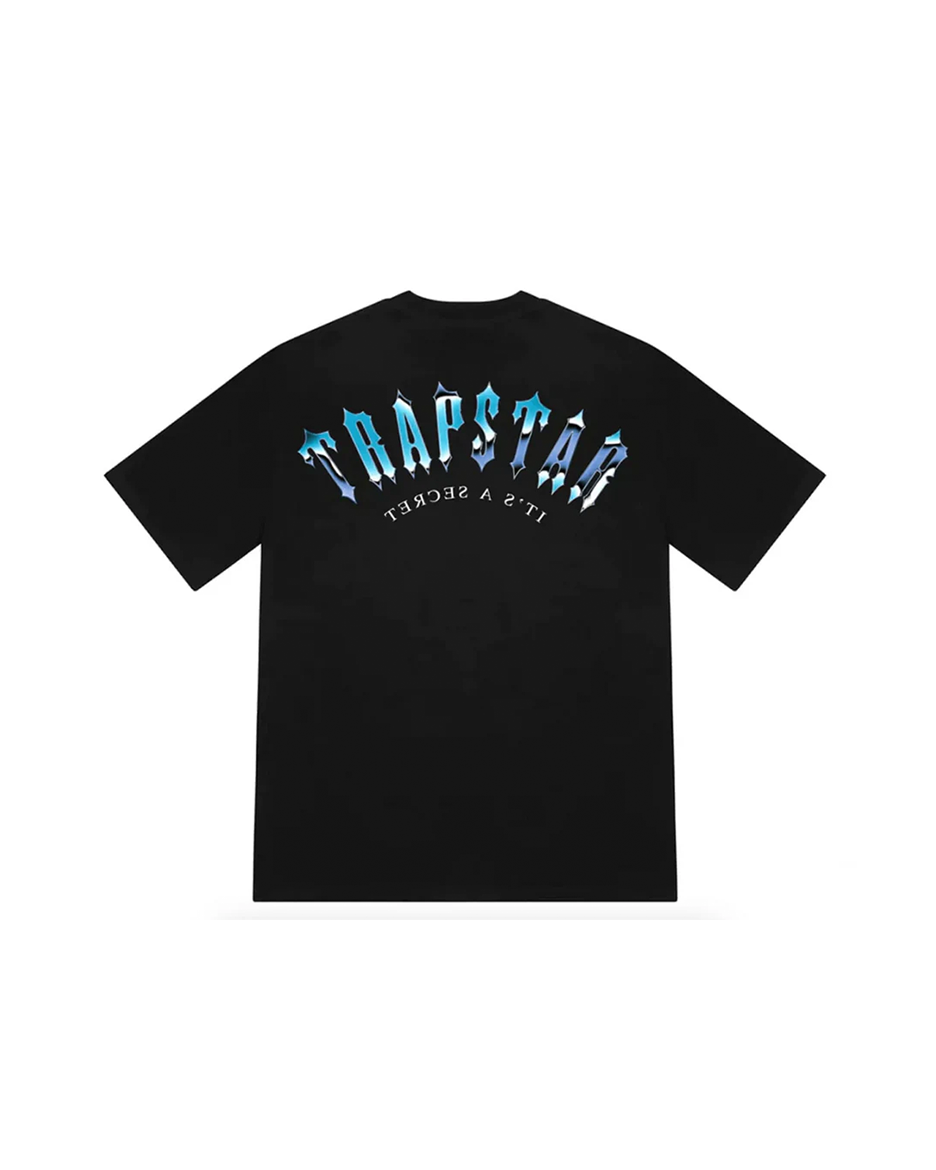 Trapstar Irongate Arch It's A Secret T-Shirt (Black/Chrome)