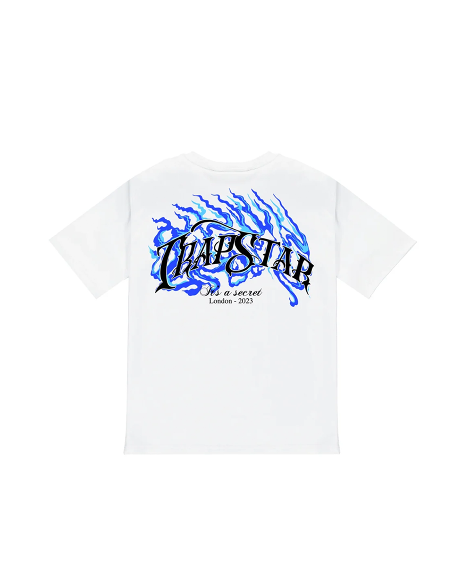 Trapstar Chrome Flame SS23 T-Shirt (White)