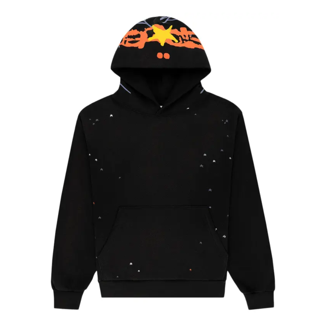 Sp5der Heavy Web Hoodie 'Black'
