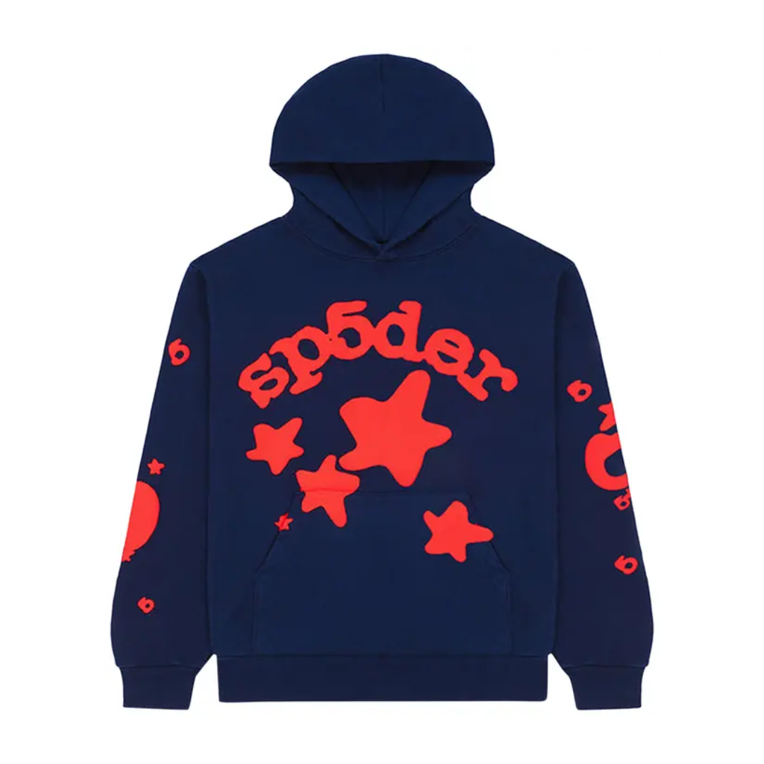Sp5der Beluga Hoodie 'Navy'