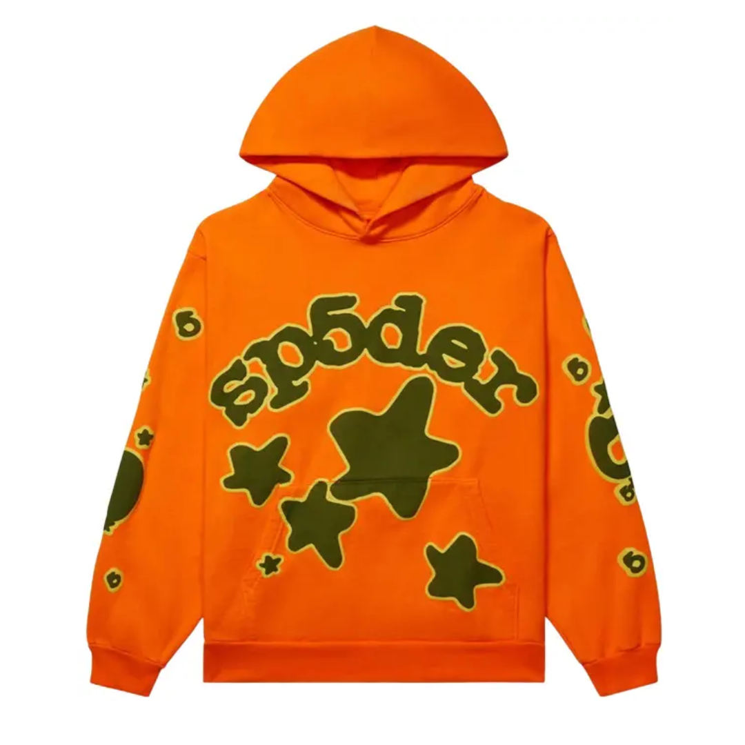 Sp5der Beluga Hoodie 'Orange'
