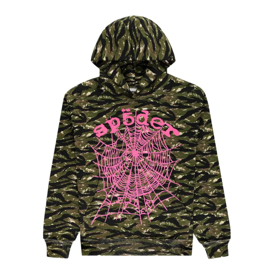 Sp5der Og Web V2 Hoodie 'Tiger Camo'