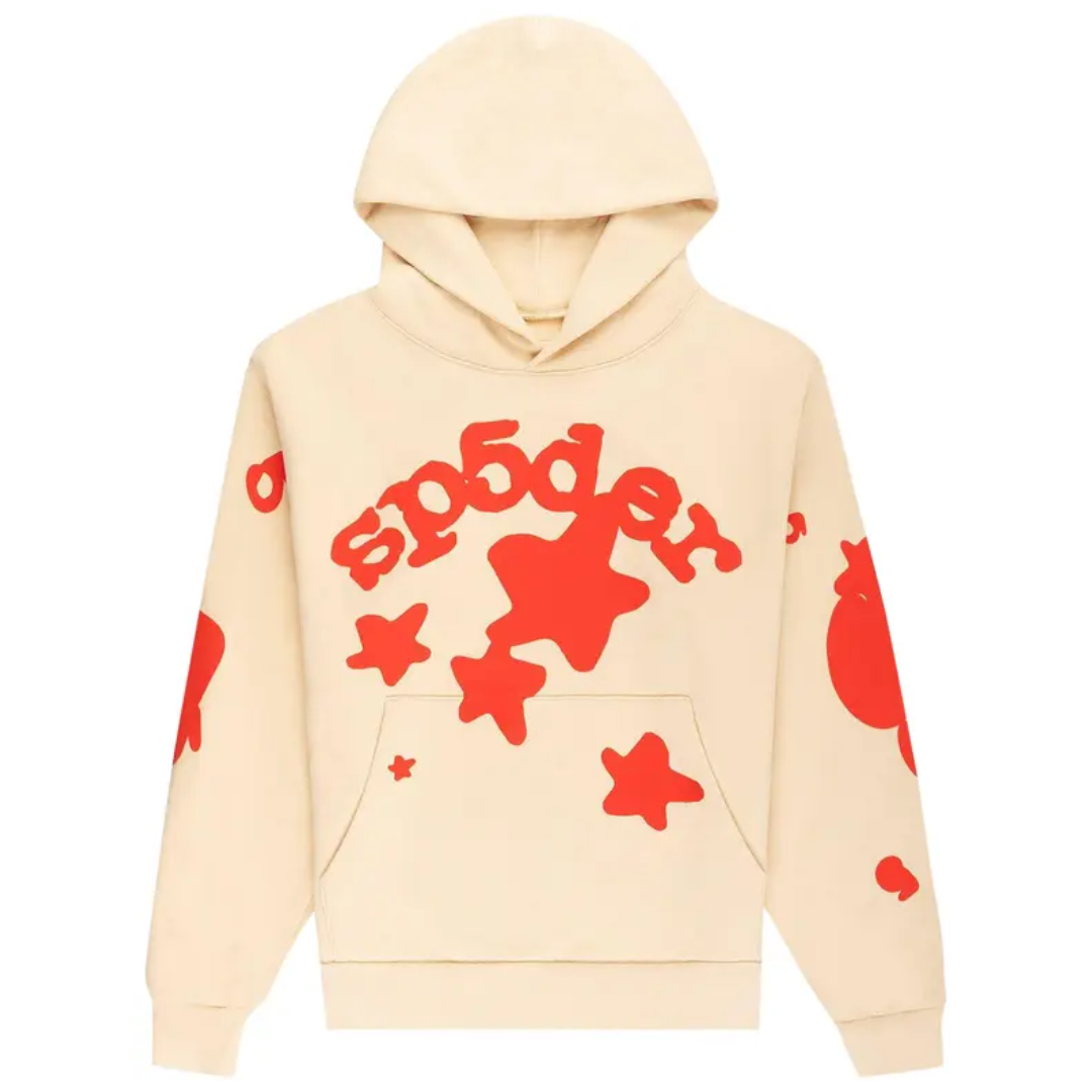 Sp5der Beluga Hoodie 'Cream'