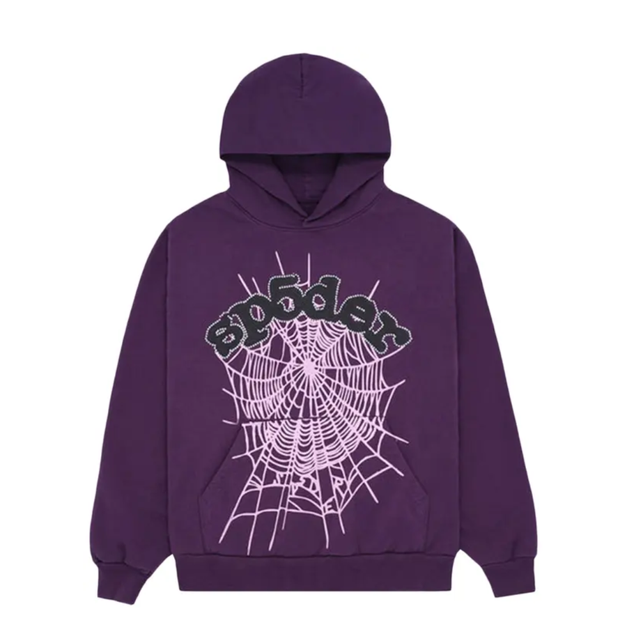Sp5der Web Hoodie 'Grape'