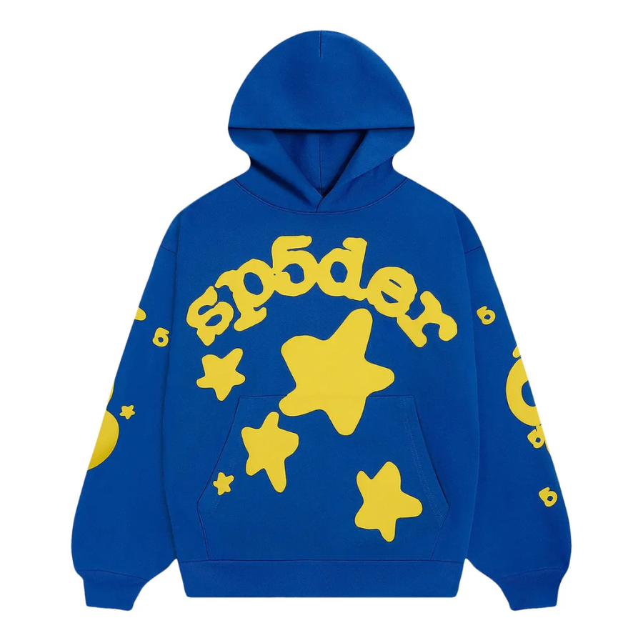 Sp5der TC Hoodie Blue