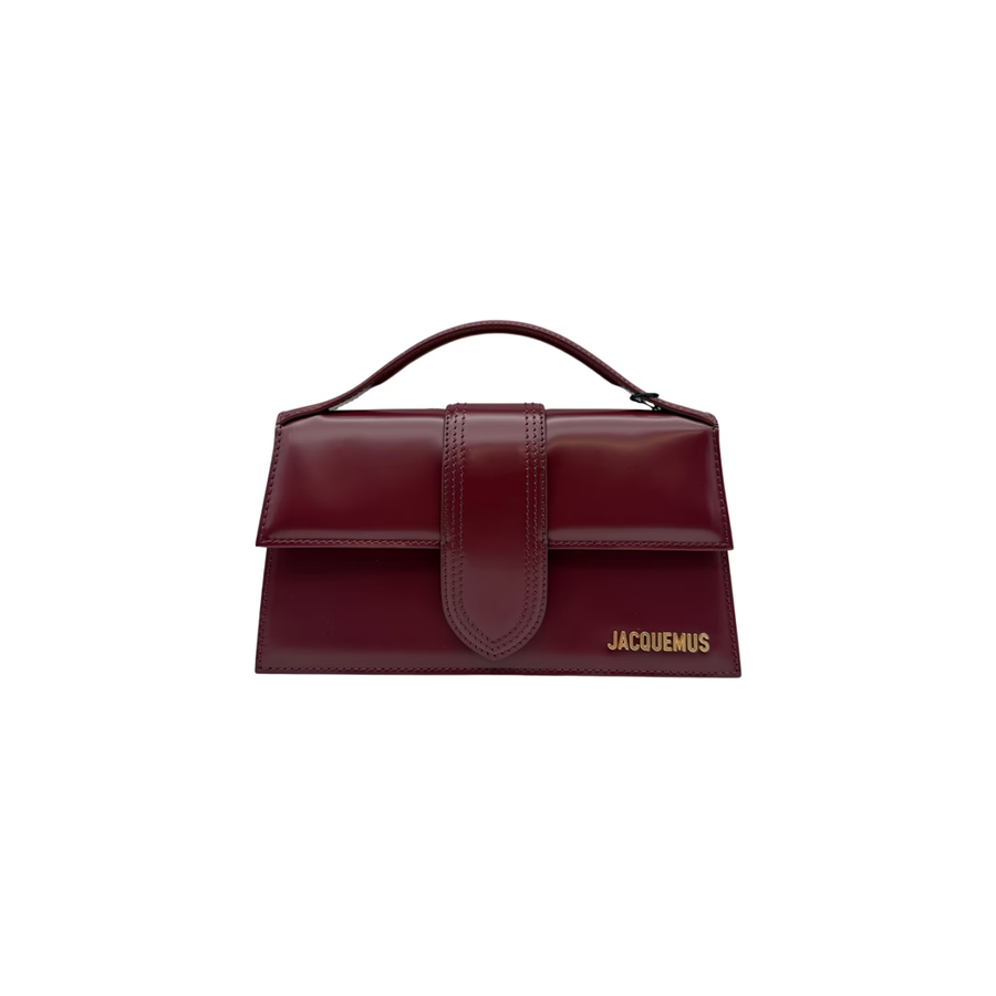 Jacquemus The Large Bambino Bordeaux Bag