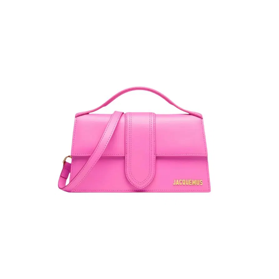 Jacquemus The Large Bambino Neo Pink bag