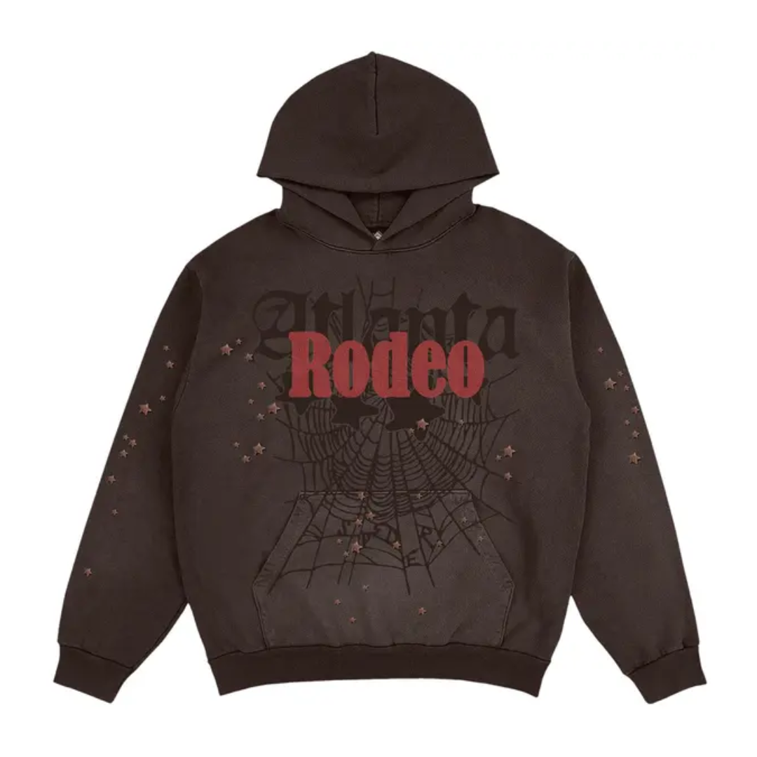 Cactus Jack by Travis Scott x Sp5der Days Before Rodeo Hoodie 'Brown'