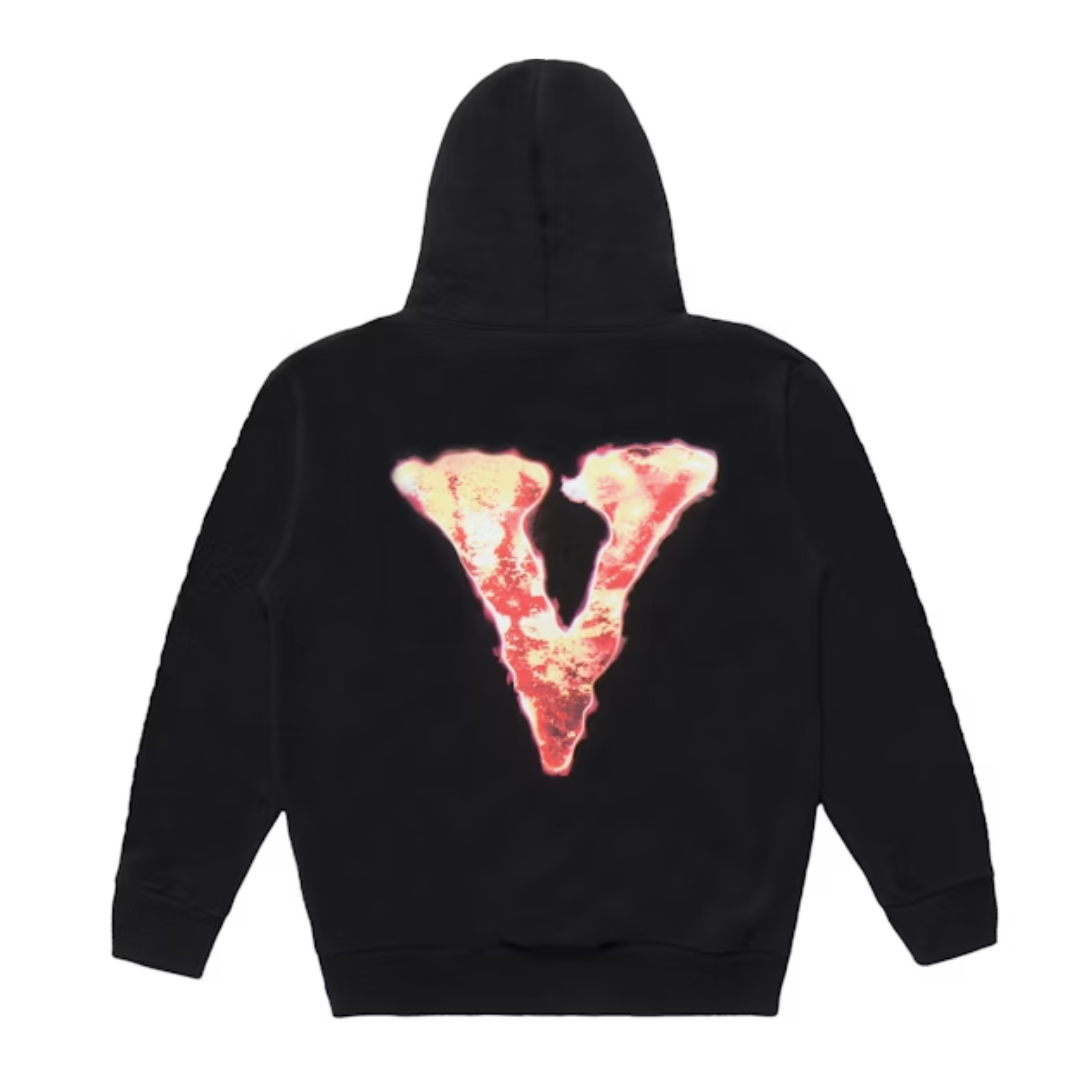Vlone x Juice World 999 Burner Black Hoodie
