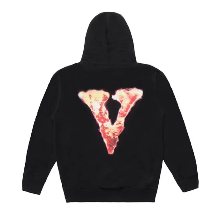 Vlone x Juice World 999 Burner Black Hoodie