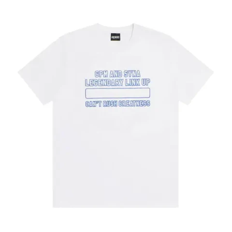 Syna World x Central Cee Link Up Tee - White/Blue