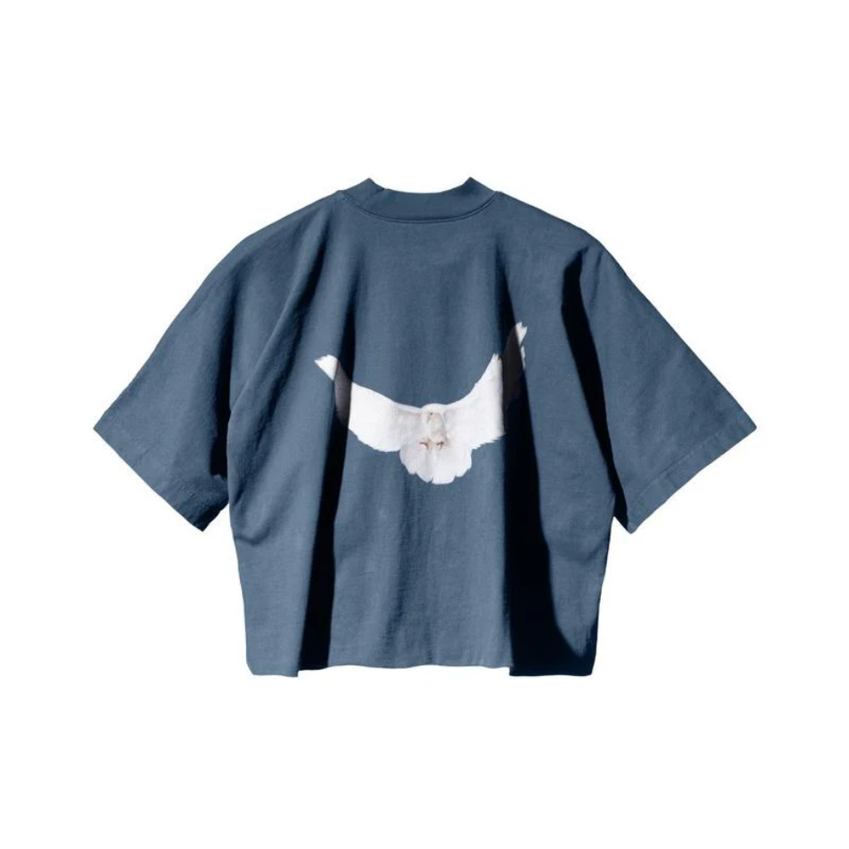 Yeezy x Gap engineered by Balenciaga Dove No Seam Tee Dark Blue